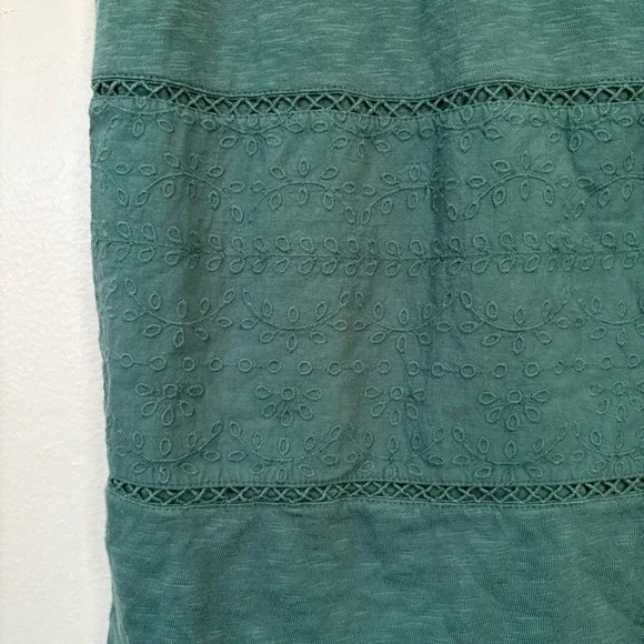 Talbots Green Cotton Tank Size X - Picture 5 of 7